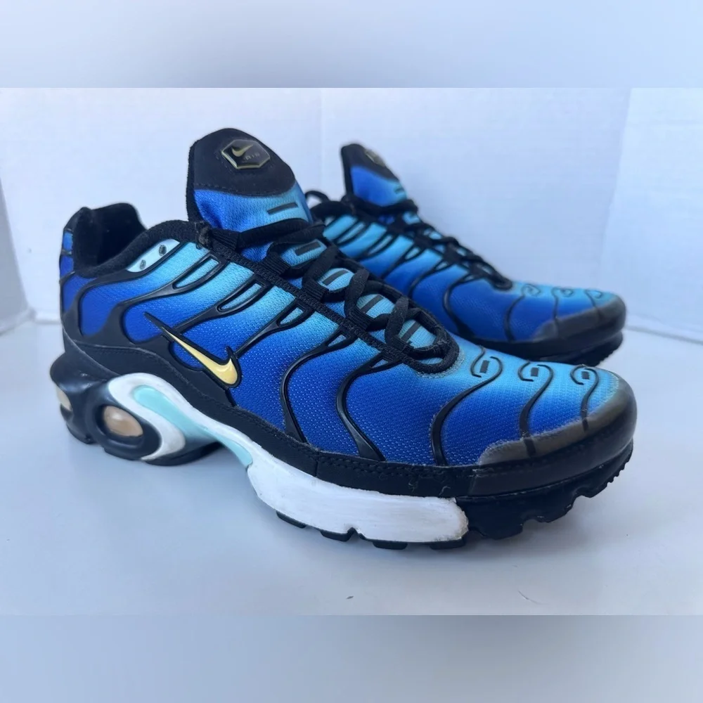 Nike Air Max Plus Tn Hyper Blue Shoes 2018 Sneakers Size 6.5Y